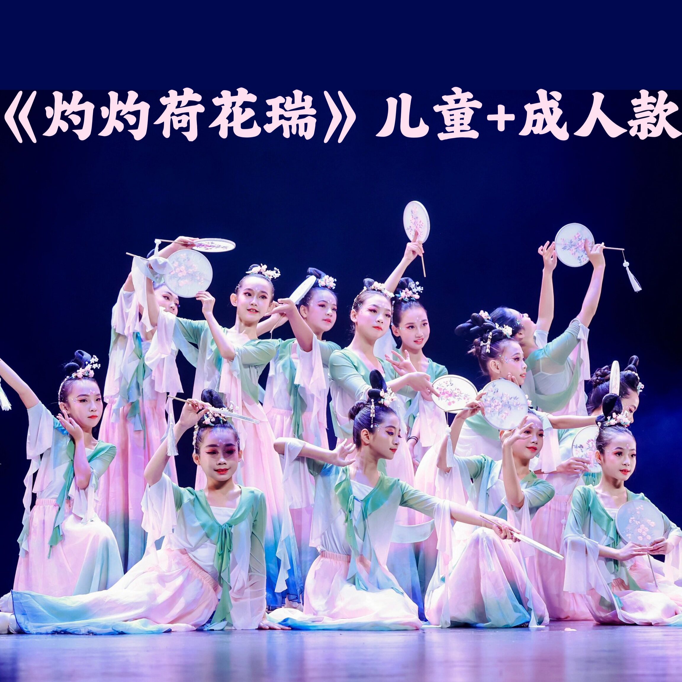 灼灼荷花瑞舞蹈服儿童王诗意同款古典舞演出服桃花挽月纱衣套装女