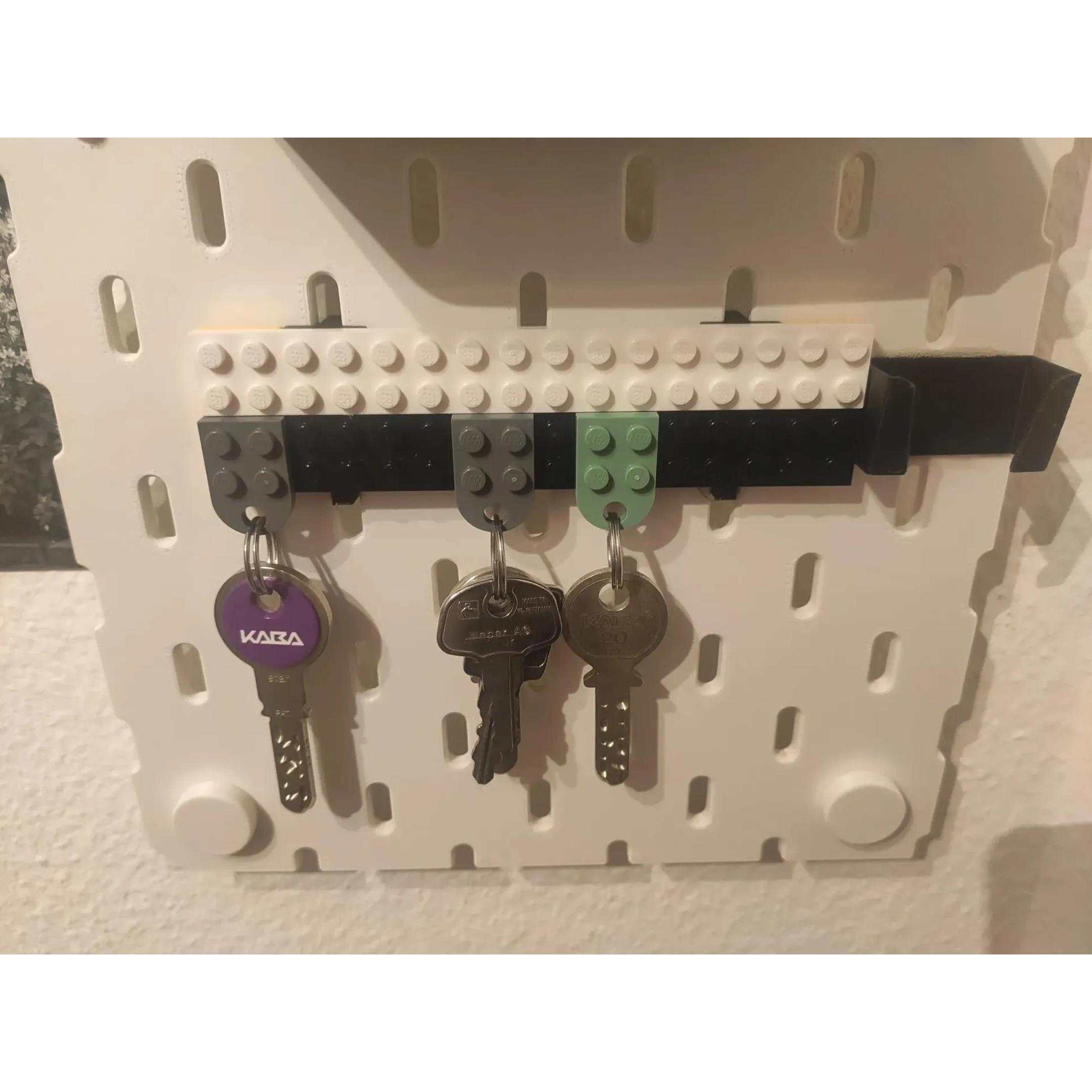 适用宜家SKADIS 斯考迪斯 宜家洞洞板配件  兼容乐高D款支架