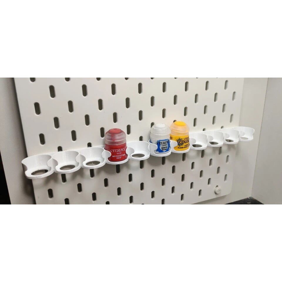 适用SKADIS 斯考迪斯 宜家洞洞板配件 战锤40k GW漆 Citadel支架