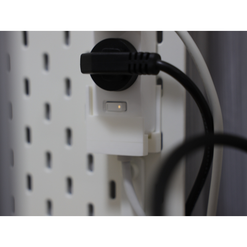 适用宜家SKADIS 宜家洞洞板配件 米家排插配件（竖装）