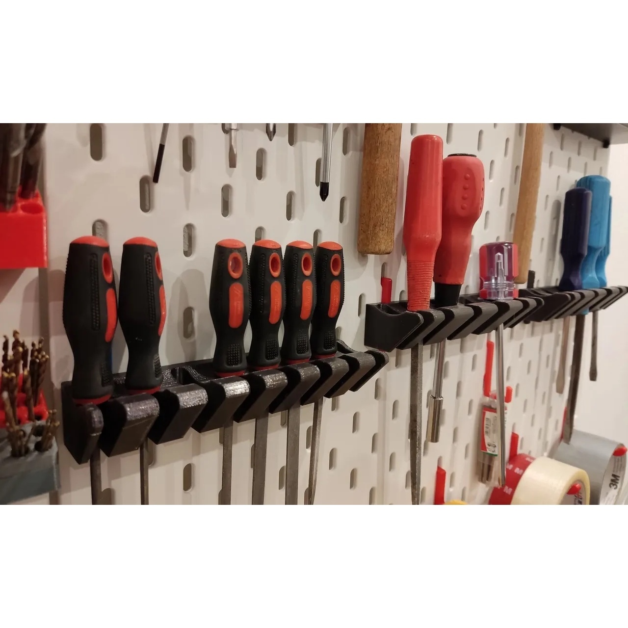 适用宜家SKADIS 斯考迪斯 宜家洞洞板配件 通用螺丝刀工具支架