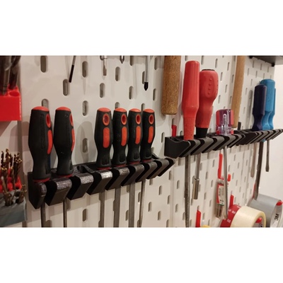 适用宜家SKADIS 斯考迪斯 宜家洞洞板配件 通用螺丝刀工具支架