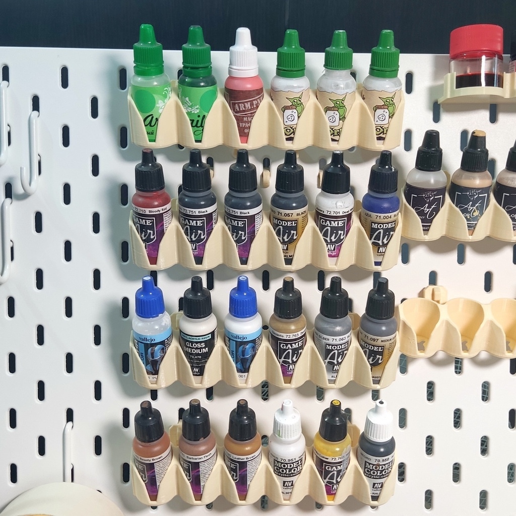 宜家SKADIS 斯考迪斯 宜家洞洞板配件 西班牙AV漆vallejo支架