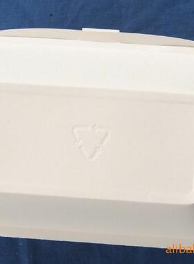 绿保一次性纸餐盒纸饭盒外卖打包盒快餐盒食品包装盒600ml