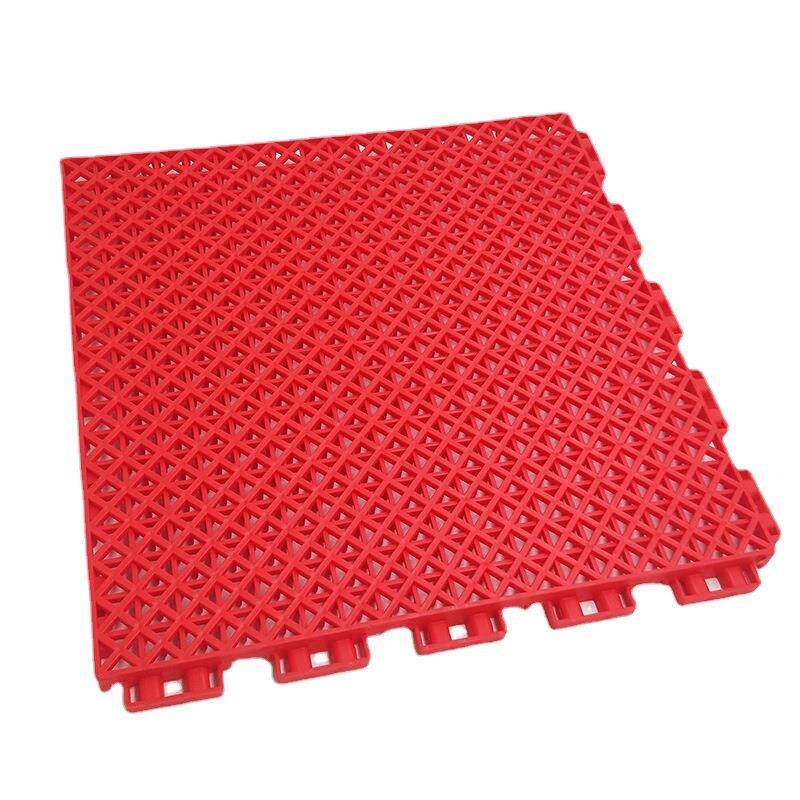 现代户外双层米格悬浮拼装运动地板篮球场幼儿园拼图塑料防水地垫
