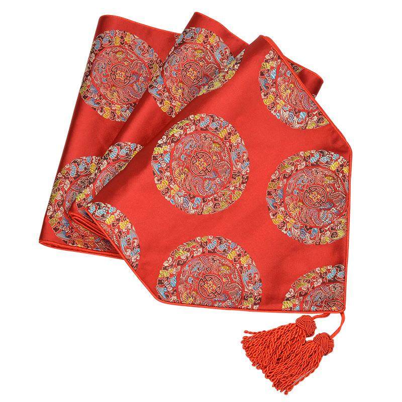 桌旗中式禅意茶旗现代餐桌装饰布长条电视柜茶几布艺床旗茶台布,居家布艺,桌旗,淘宝优惠券,粉丝福利购,淘宝优惠卷