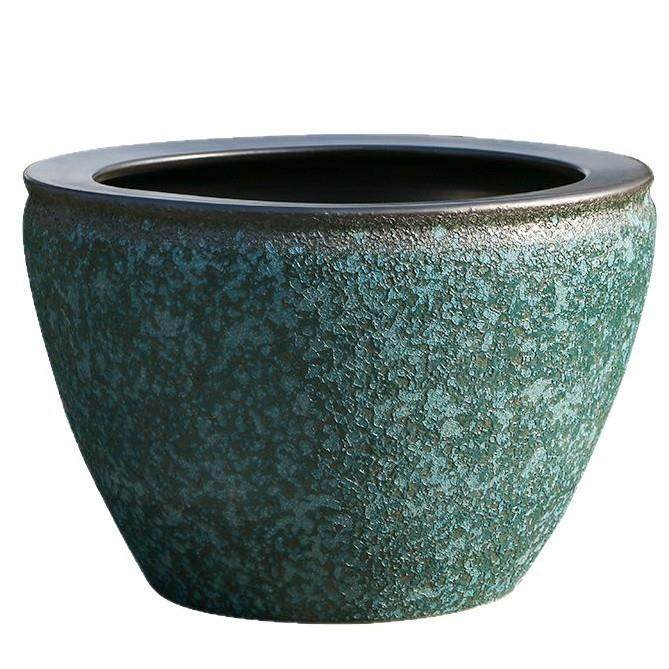 庭院大缸景德镇青花瓷水缸金鱼缸荷花碗莲睡莲盆乌龟缸酒店甲鱼缸