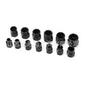 13件套破损螺母螺栓螺钉取出器残缺滑牙螺丝六角拆除套筒工具组套