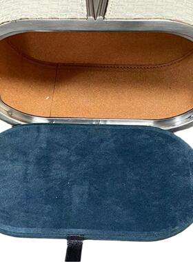 轻奢皮革纸巾盒客厅家用茶几不锈钢纸巾盒高档软装纸巾盒托盘套装