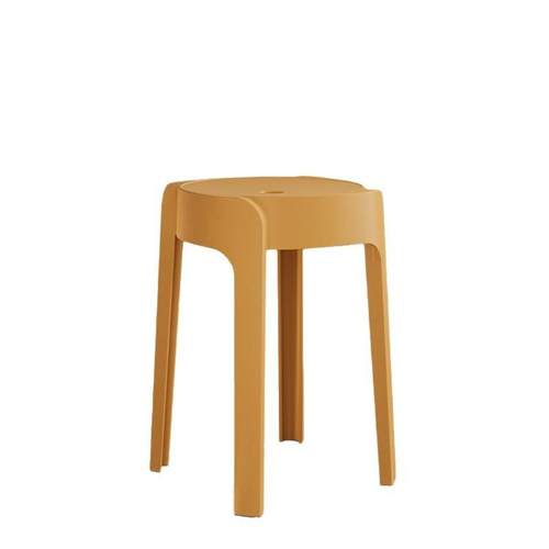 中古塑料凳子家用加厚椅子简约可叠放圆凳备用高凳结实耐用风车凳