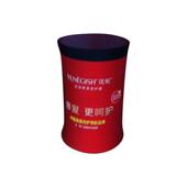 快幕秀前台厂家展会接待台户外地推展示台圆形铝合金折叠促销 台