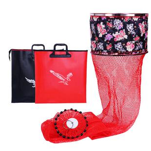 新款飞磕涂胶黑坑鱼护加厚涂胶渔护双层不锈钢可折叠口圈竞技渔护