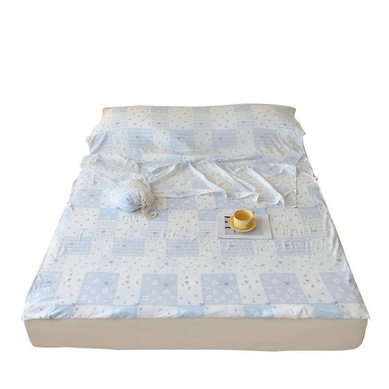 酒店隔脏睡袋便携式单人旅行防脏睡袋出差旅游水洗棉床单被套,床上用品,床单,淘宝优惠券,粉丝福利购,淘宝优惠卷