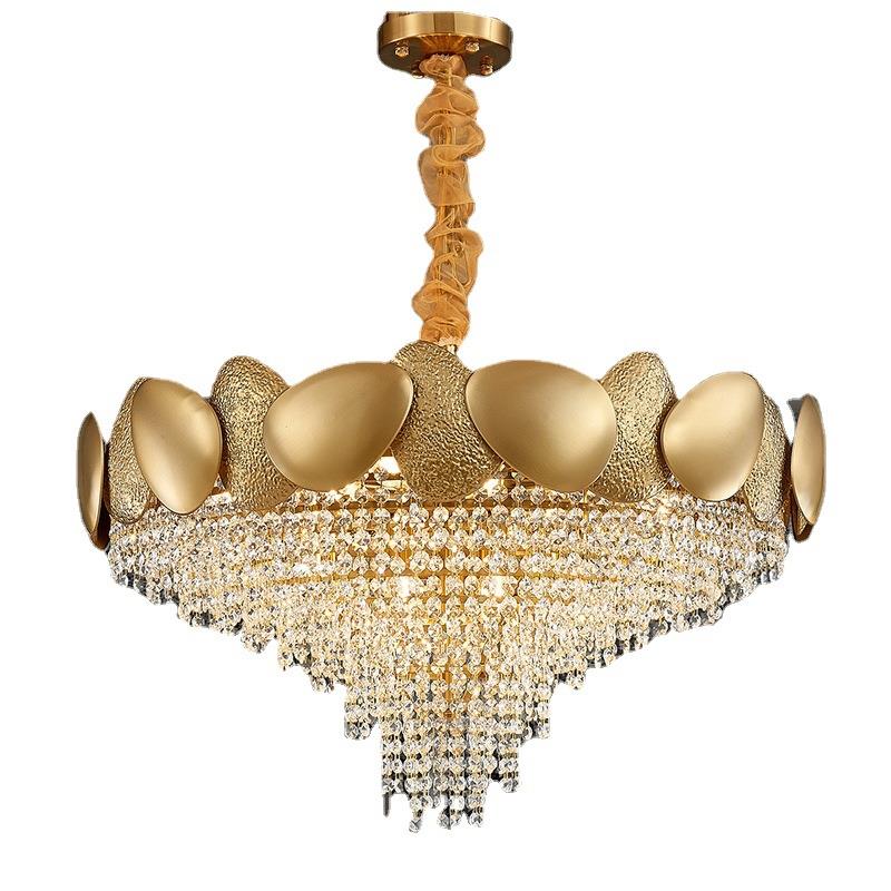 现代轻奢晶吊灯2020新款厅餐厅卧室样板房设高档客水计师灯具