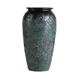 北美冬青花瓶陶艺摆件花器禅意插花干花水培装饰陶瓷梅瓶古典花瓶