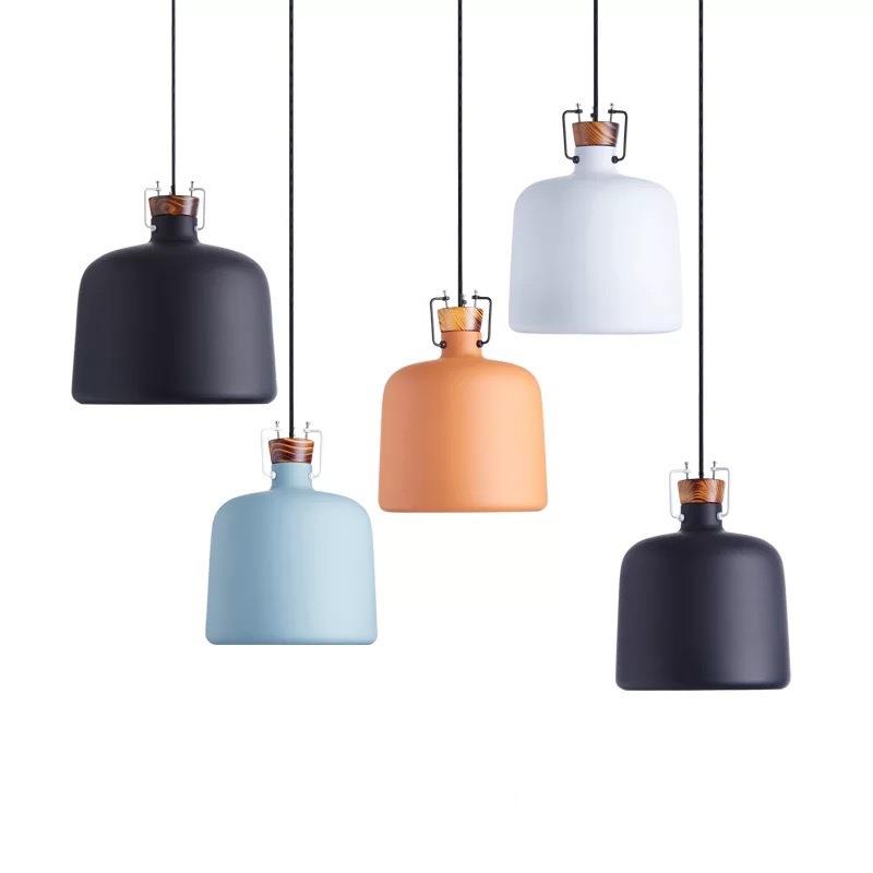 北欧中古奶店餐厅灯简约办公室创意火锅店咖啡店风吊铝材茶吊灯
