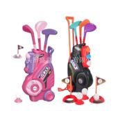 儿童手推箱背包高尔夫玩具运动套装 室内外互动体育用品