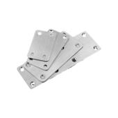 平片连接片直角码 长条角铁长方形一字铁片桌椅配件家具五金连接件