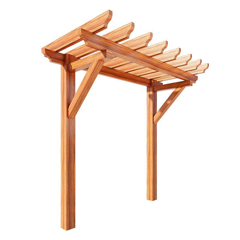 源头工厂包测量安装铝合金葡萄架户外别墅庭院花架仿木纹爬藤廊架