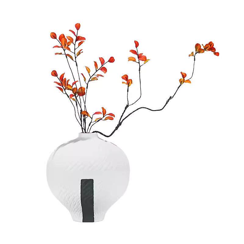 新中式仿真花艺摆件样板房售楼部家居客厅玄关柜电视酒柜软装饰品