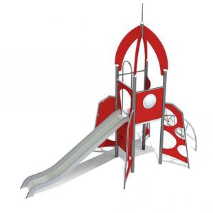 大型景区户外不锈钢滑梯游乐设备儿童室外公园无动力娱乐项目设施