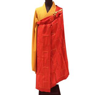 新款妙庄严僧服僧衣海清新款天丝面料精品衣钩法师主持金边袈裟祖
