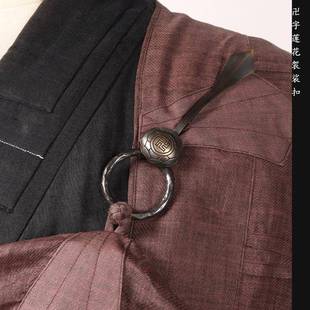 新款僧衣勾环僧服祖衣袈裟扣塔衣七衣缦衣扣环铜制万字莲花纹和尚