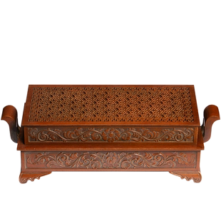 庆松堂苏工铜炉名家胡庆松制朝冠耳浮雕香薰炉紫铜印香炉香道熏香