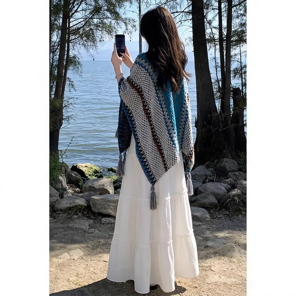 白色半身裙女春夏2026新款高腰a字伞裙长裙子小个子百搭蛋糕裙