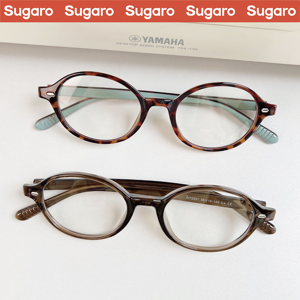 韩版tr90书呆子眼镜可配高度数女