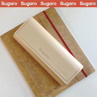 Sugaro超轻时尚简约便携皮质眼镜盒环保磁吸设计近视太阳镜收纳盒