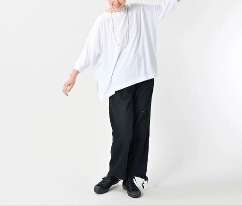 2026新款女士纯棉长袖T恤宽松显瘦百搭慵懒风简约休闲上衣MK3004