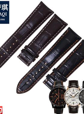 适用美度M005表带舵手系列M0s05.614/M005.430A真皮表带男22mm23m