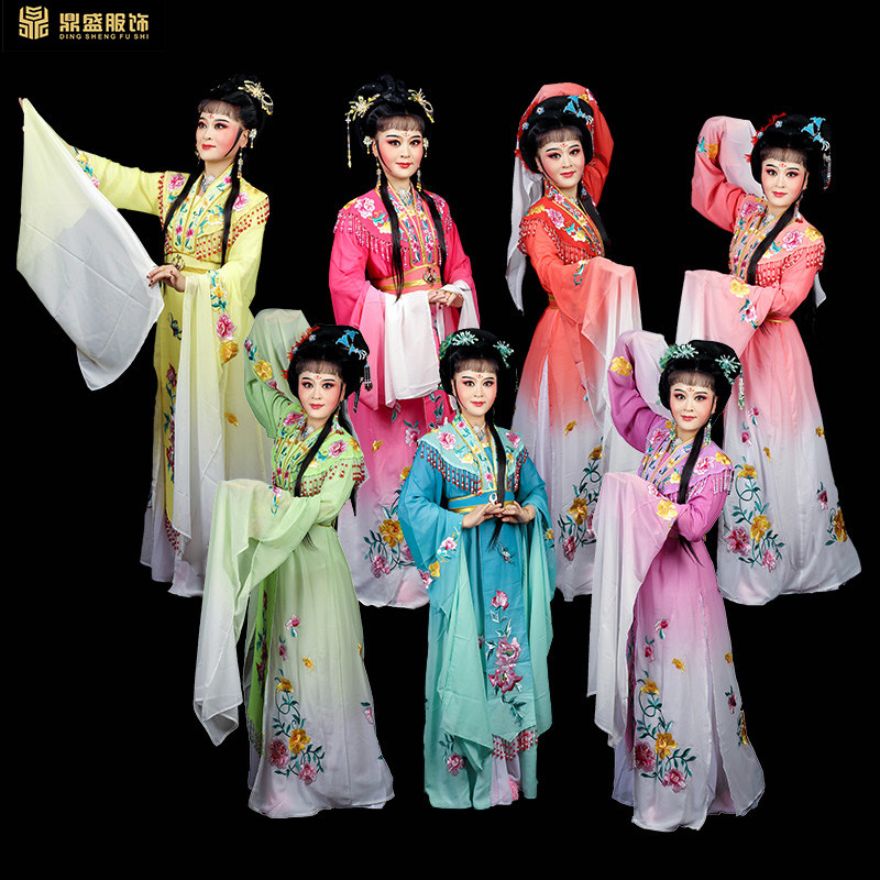 演出舞蹈服新品古装写真小姐衣戏C剧越剧黄梅戏小旦花旦服唯美款