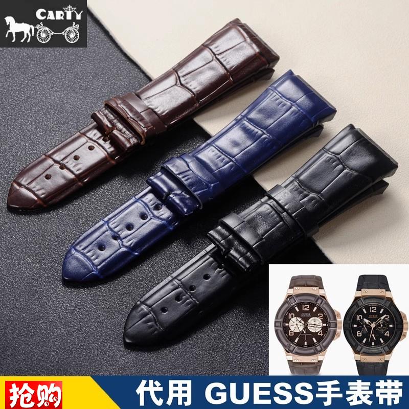 carty皮表带 代用GUEStS GC特殊接口表带 27mm W0040G3 配件