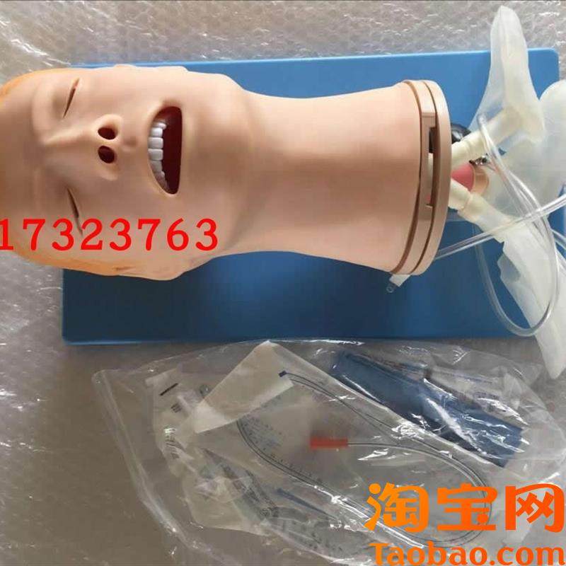 高级多功能气道管理模型多功能气管插管模型成人气Y管插管模具