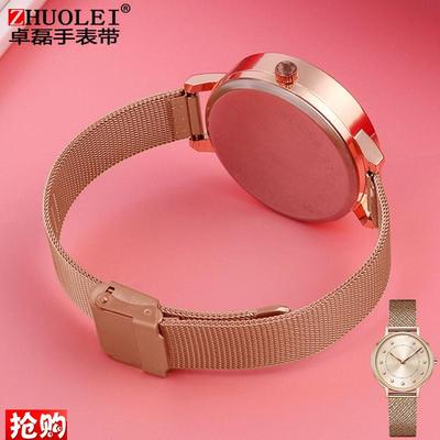 适配阿玛尼满天星小表盘手表AR11129 19F26 11320女不锈钢表带14m