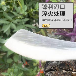 砍柴刀家用砍树刀开山砍山刀农用柴刀户外钓鱼两用长柄一体锻打刀