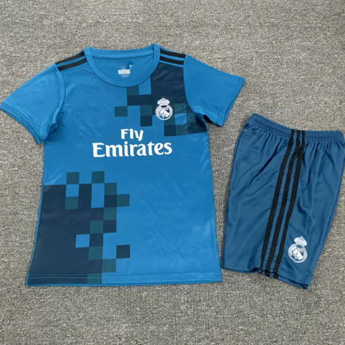 Retro 1718 Real Madrid RONALDO BALE Kids kit Classic Jersey