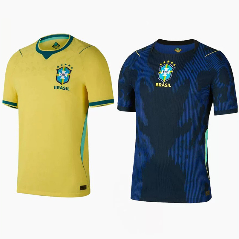 26-27 Brazil  home and away jersey shirt Neymar JR  S-4XL - 实物图