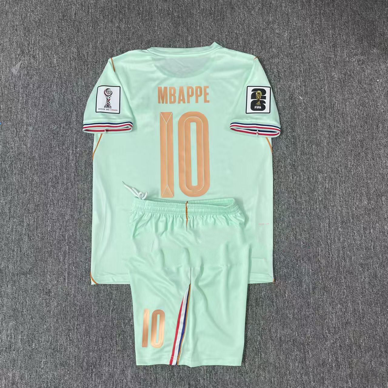 2026 France World Cup Jersey Kit Kids MBAPPE DEMBELE DOUE图片