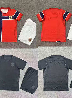 Norway 2026 World Cup home and away soccer Jersey Kids