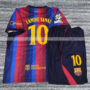 New Barcelona jersey kids kit GAVI LAMINE YAMAL football set