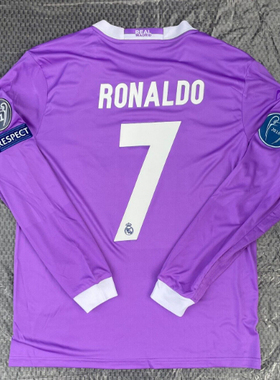 Real Madrid long16 17 Retro Ronaldo jersey Football clothes