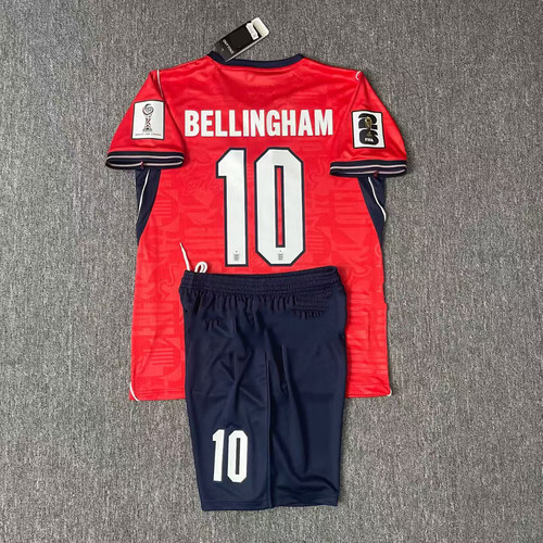 2026-27 England away Kids kits Kane Bellingham Soccer Jersey