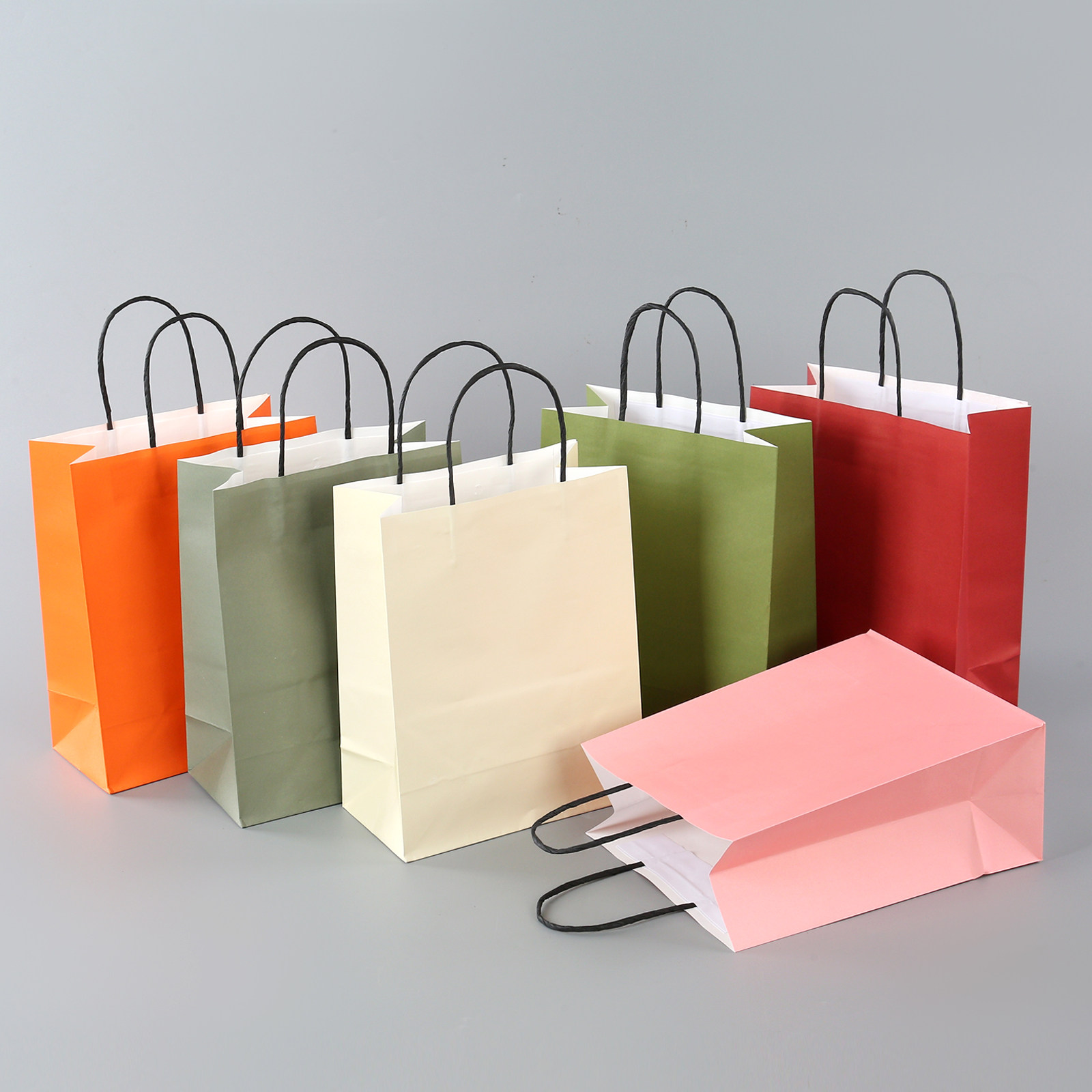 牛皮纸袋手提袋定制礼品包装袋烘焙饮品打包袋服装袋定做印刷logo