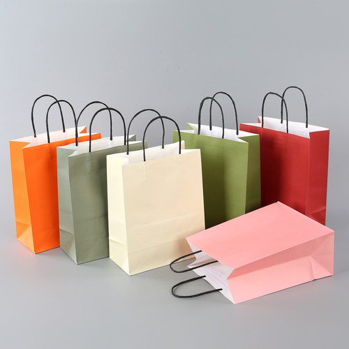 牛皮纸袋手提袋定制烘焙饮品袋