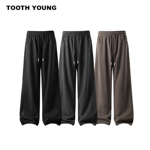 宽松直筒休闲毛呢裤 郑一爱穿搭 保暖大码 420g重磅冬季 贴心暖男