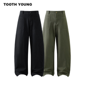 弯刀裤 休闲宽松显瘦大码 5.0 郑一爱穿搭 工装 纯色男秋季 裤 子