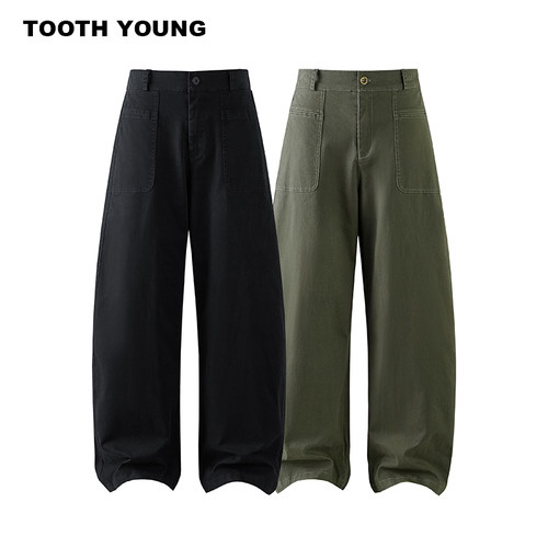 郑一爱穿搭【弯刀裤5.0】工装纯色男春秋休闲宽松显瘦大码裤子